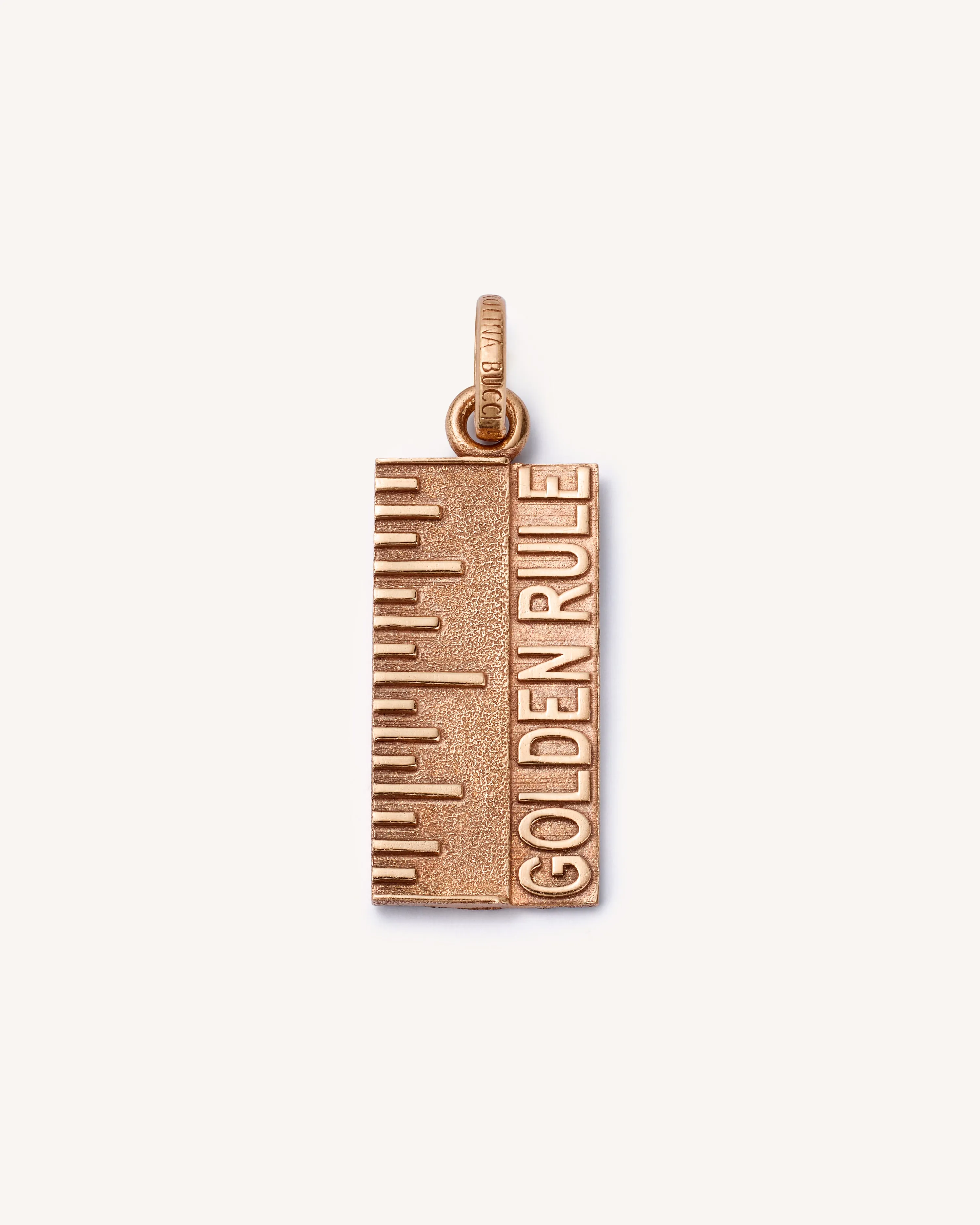 Florentine Finish Golden Rule Pendant