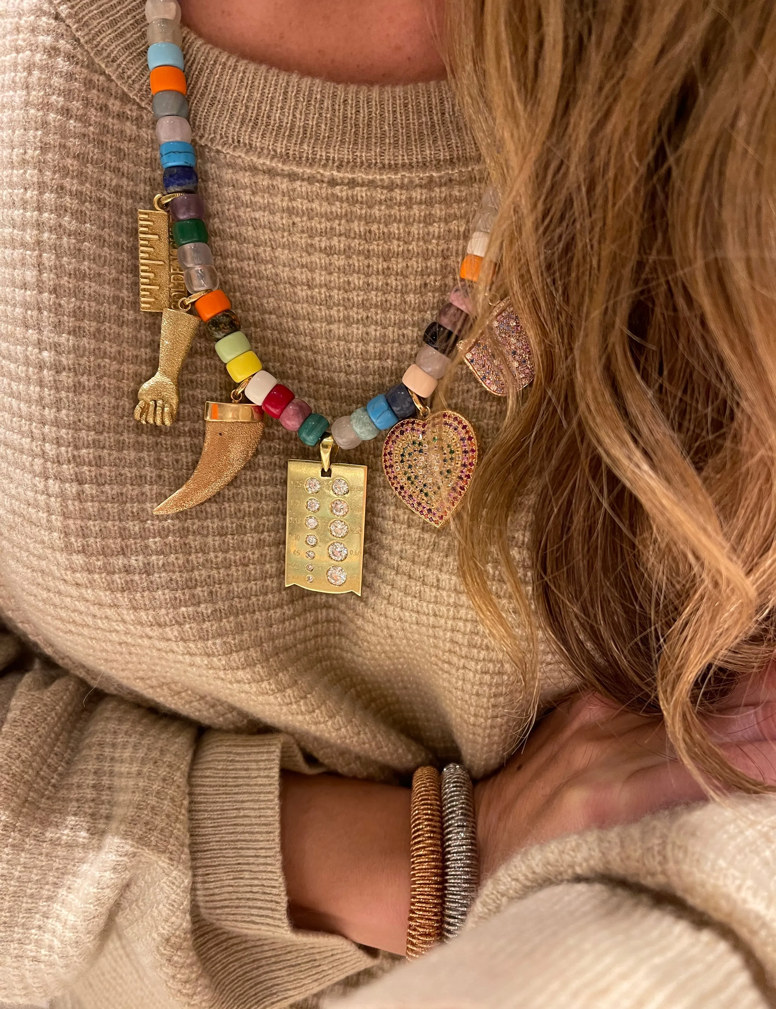 Florentine Finish Golden Rule Pendant