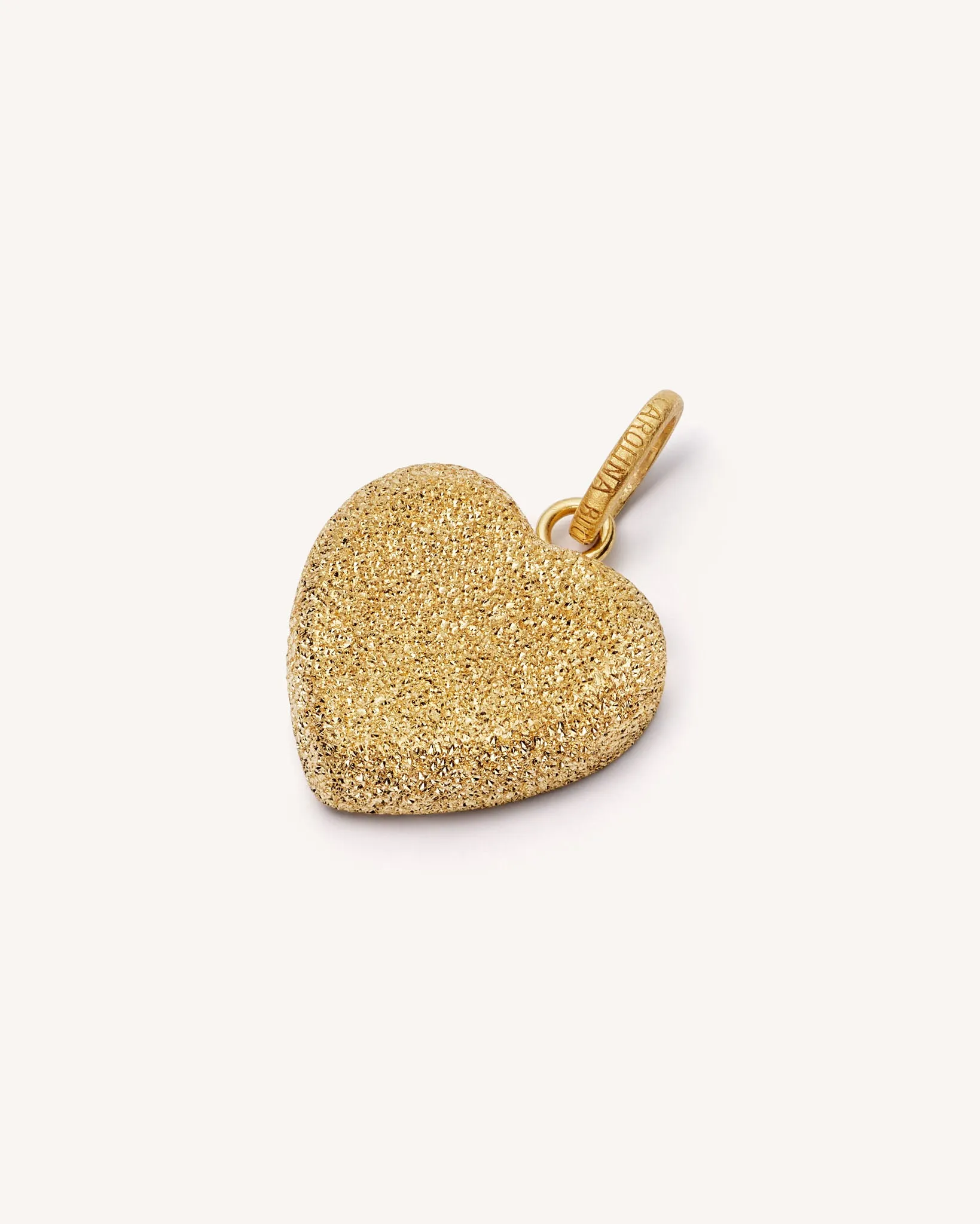 Florentine Finish Small Cuore Pendant
