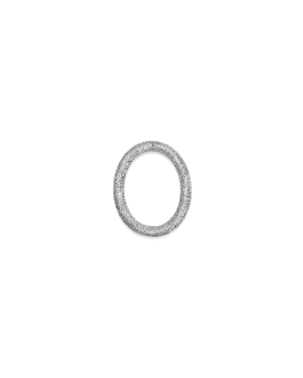 Florentine Finish Small Oval Link
