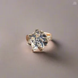 Flower silver 925 ring