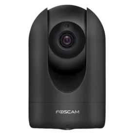 Foscam 2K/4MP IP WiFi Camera Baby Monitor, Indoor Home Security Camera,2-Way Audio,Hunman-Only Detection & Motion Detection, Night Vision, Alexa Compatible(Frosted Black)