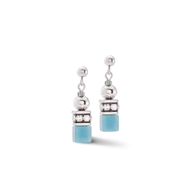 GeoCUBE® Fusion Spheres earrings ice blue