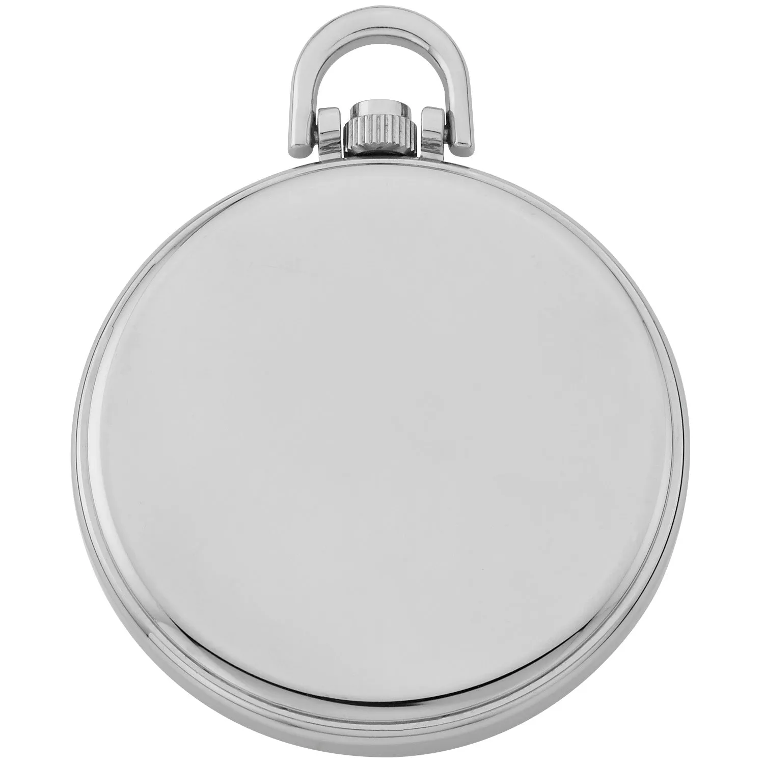 Gotham Men's Stainless Steel Analog Quartz Date Railroad Style Pocket Watch # GWC14107SB