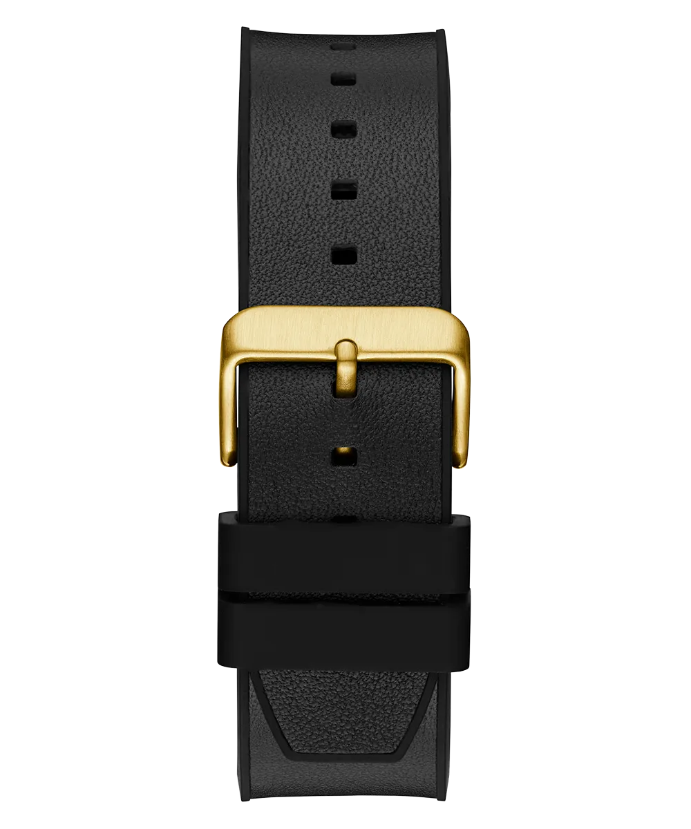 GUESS Mens Black 2-Tone Multi-function Watch