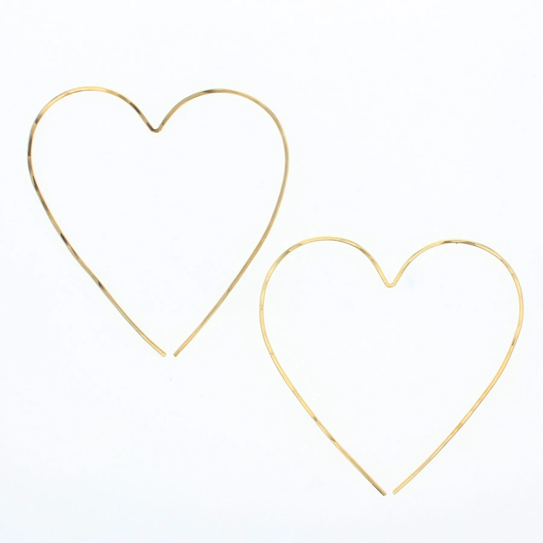 Heart Hoop Earrings