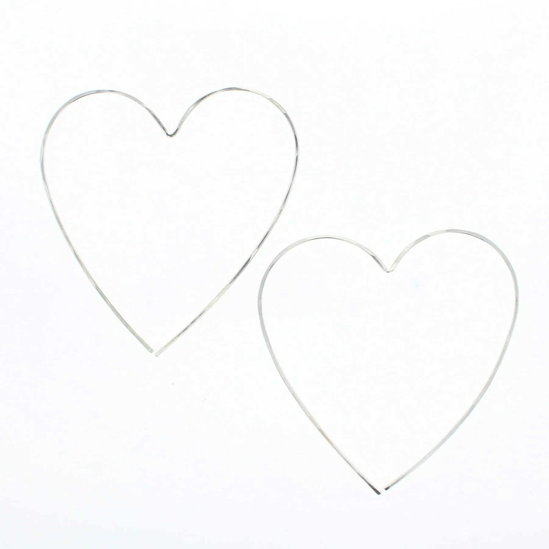 Heart Hoop Earrings