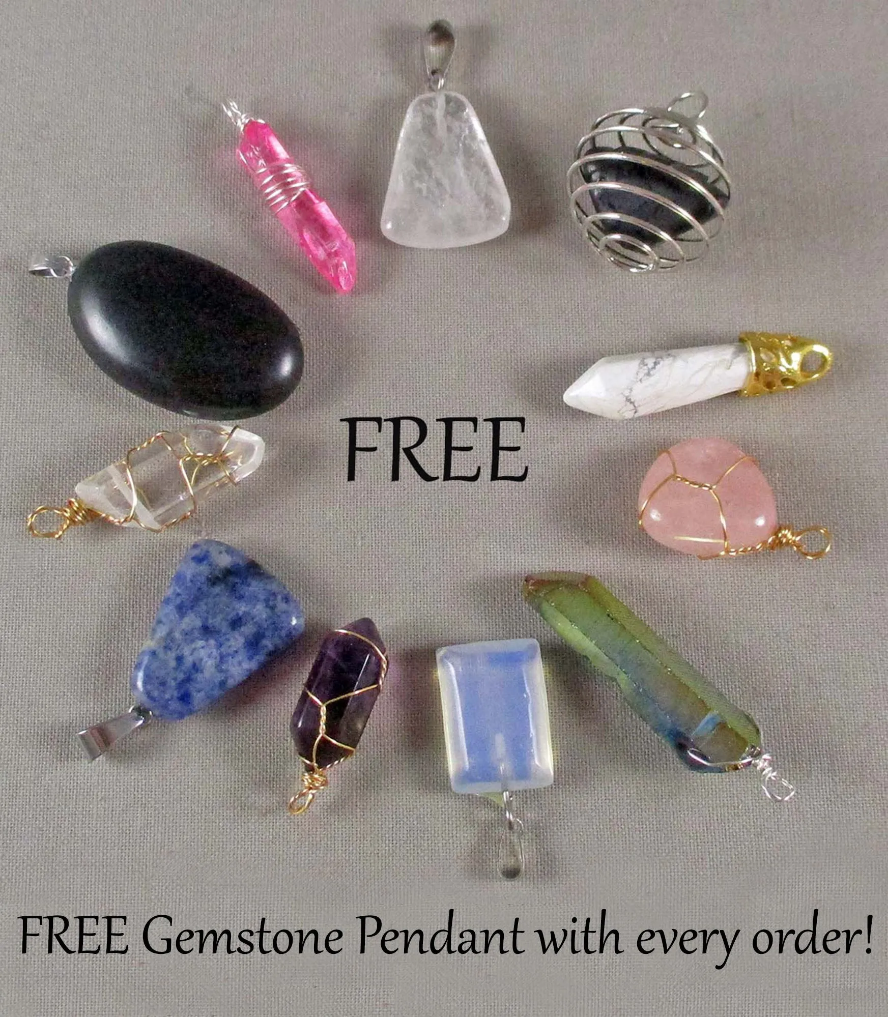 Hematite Polished Donut Bead Pendant 2pcs (C142)