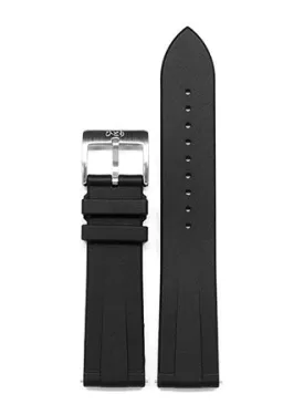 Hitori Black Rubber Strap