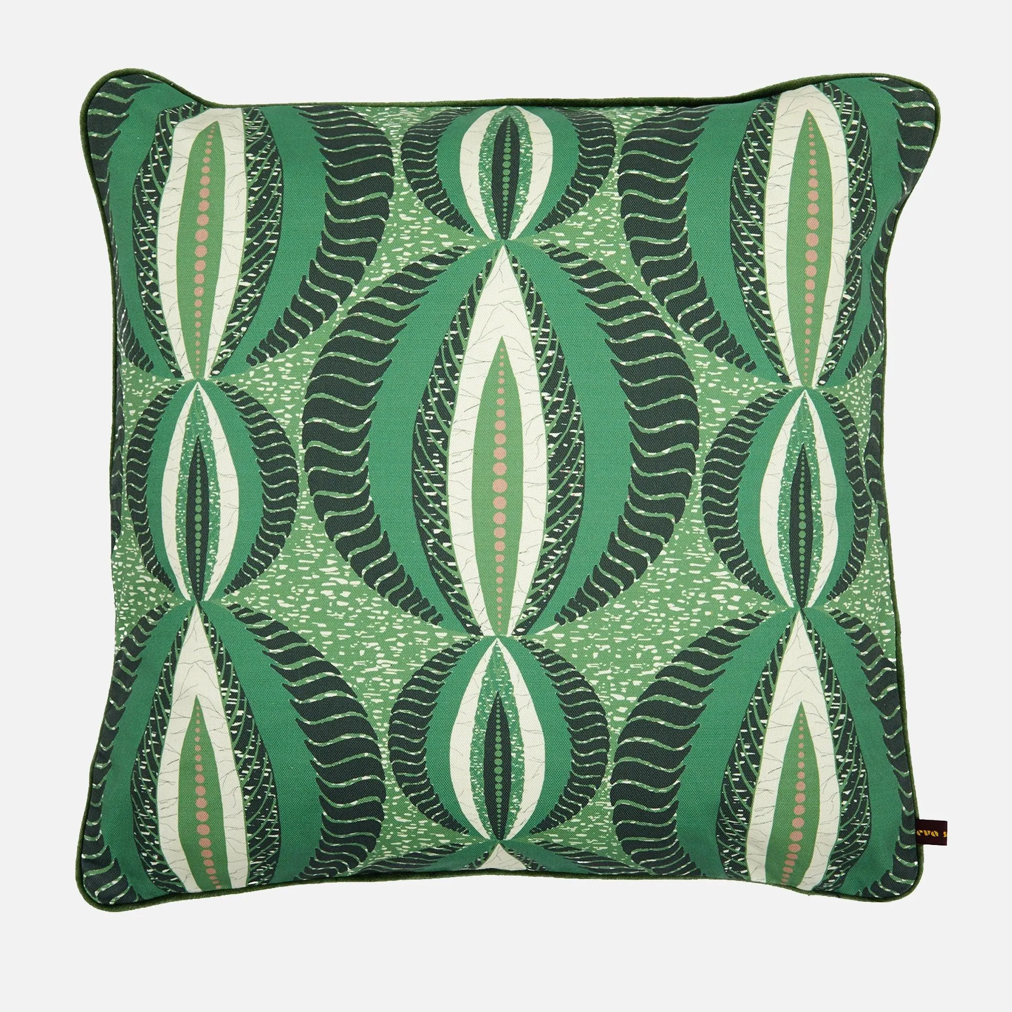 Ijoba Modern Green Throw Pillow
