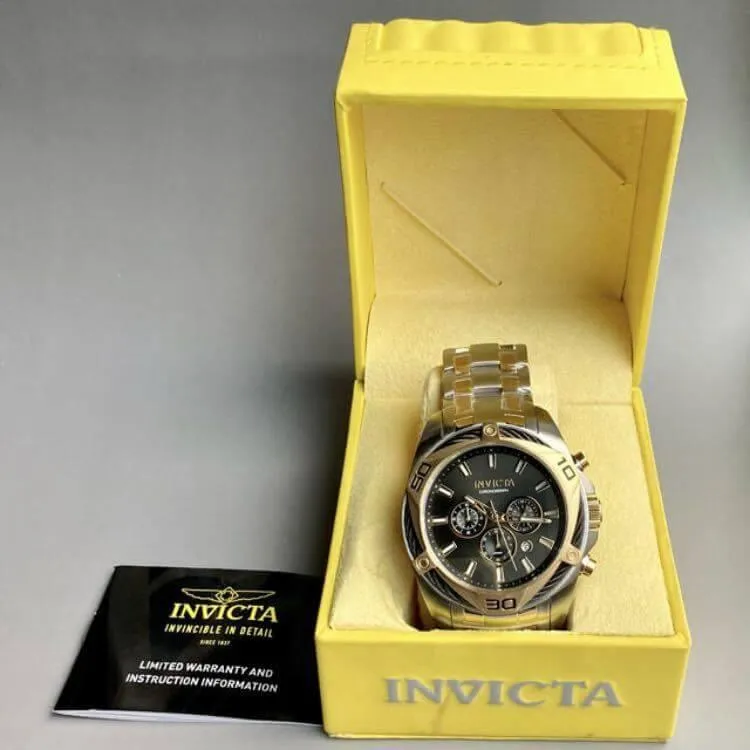 Invicta Watch Bolt Men's Quartz 52mm Chronograph Calendar Male
