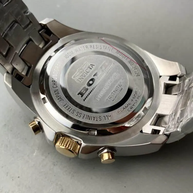 Invicta Watch Bolt Men's Quartz 52mm Chronograph Calendar Male