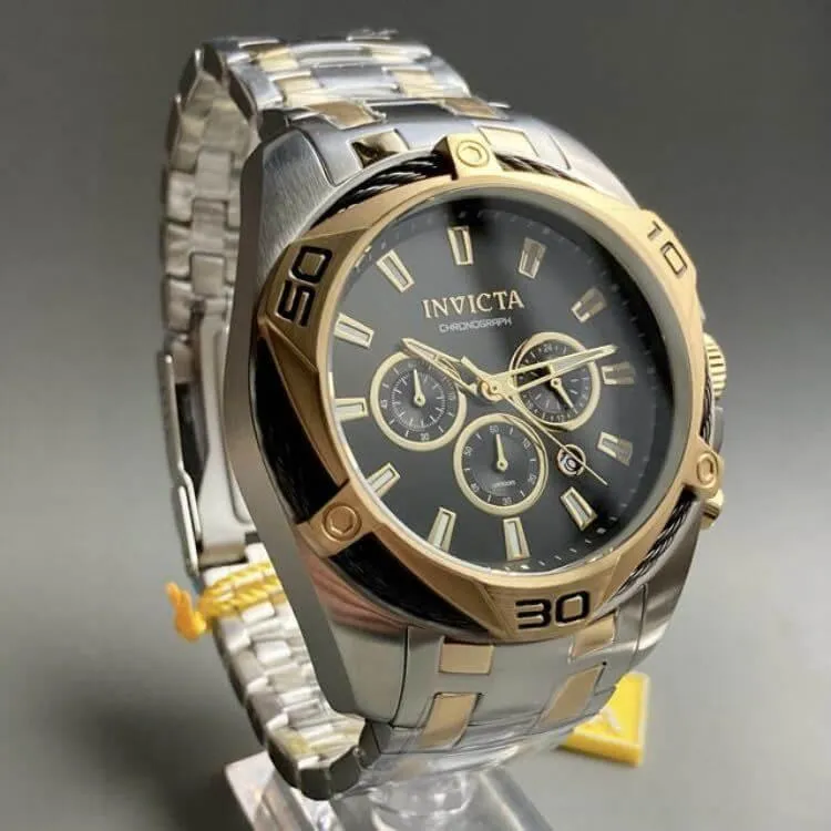 Invicta Watch Bolt Men's Quartz 52mm Chronograph Calendar Male