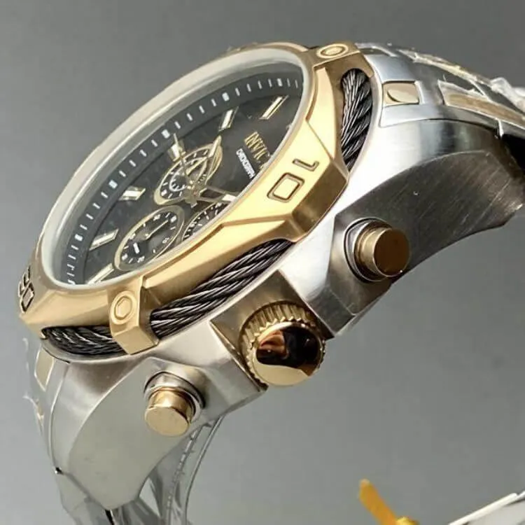Invicta Watch Bolt Men's Quartz 52mm Chronograph Calendar Male