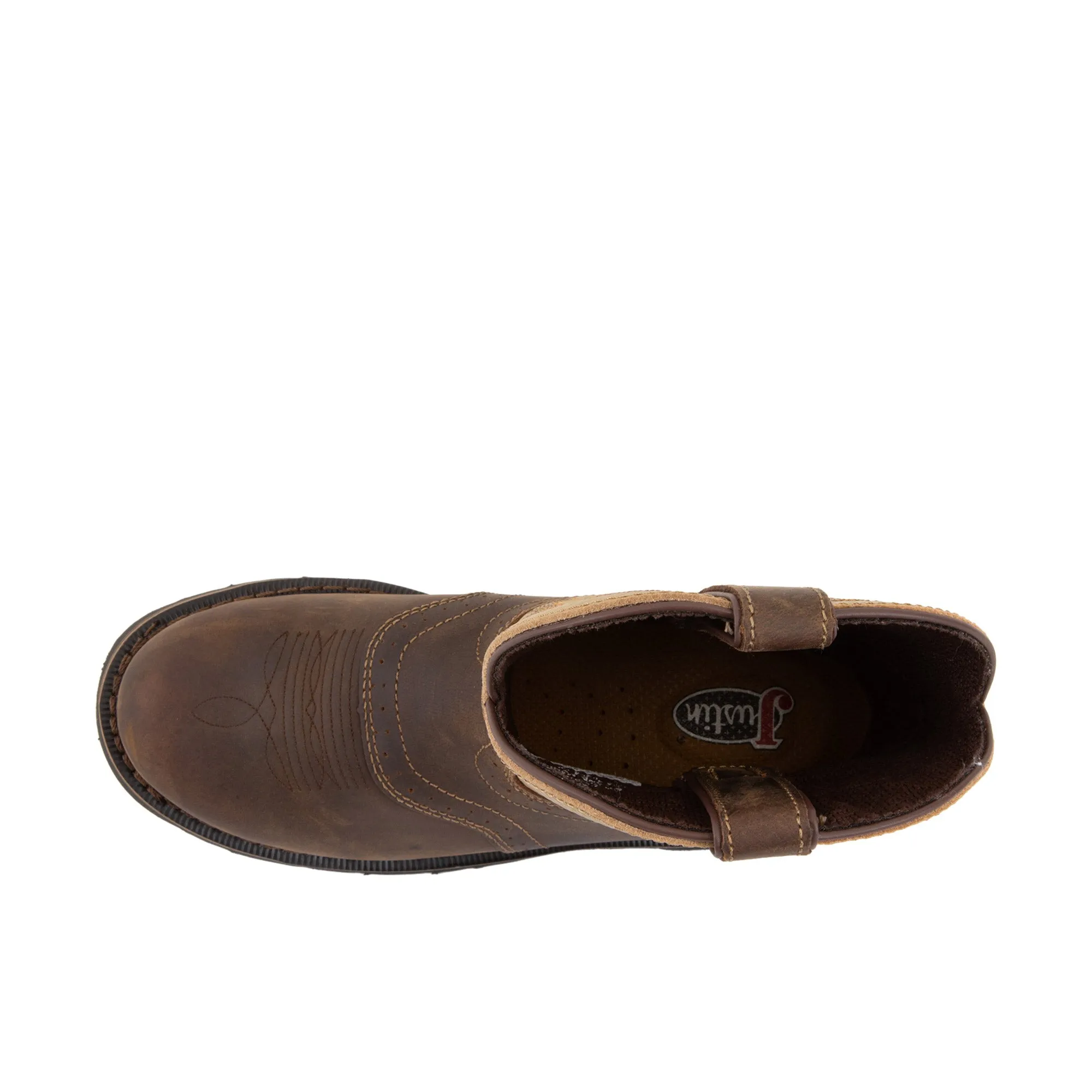 Justin Superintendent 11 Inch Soft Toe Golden Brown