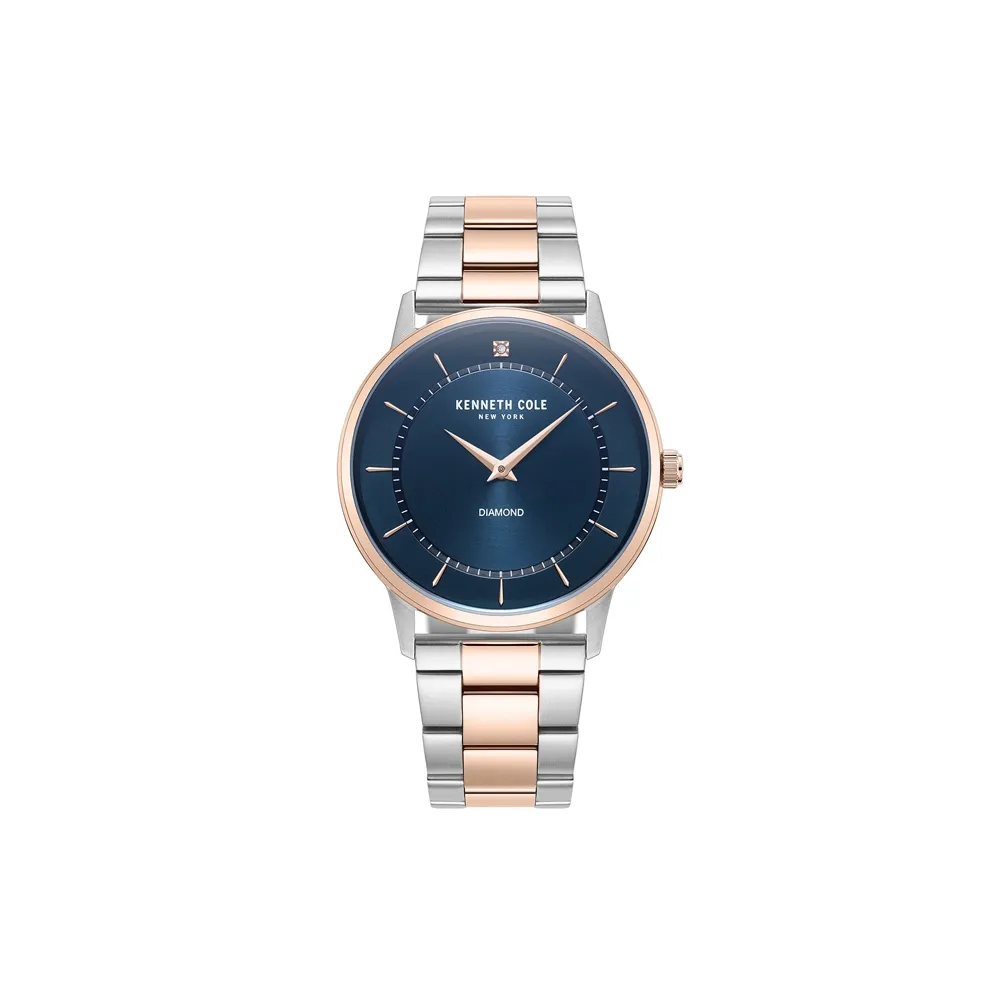 Kenneth Cole New York Diamond Dial Stainless Steel Bracelet Watch | Model KCWGG2217607