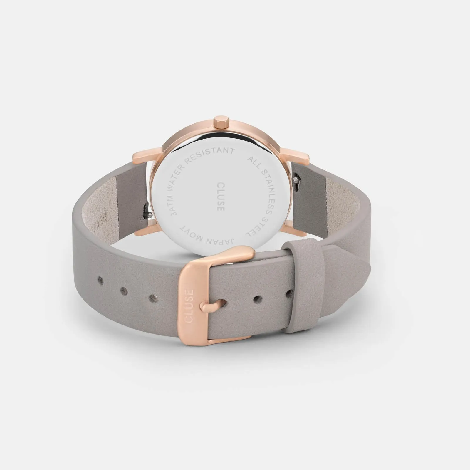 La Roche Petite Rose Gold White Marble/Grey