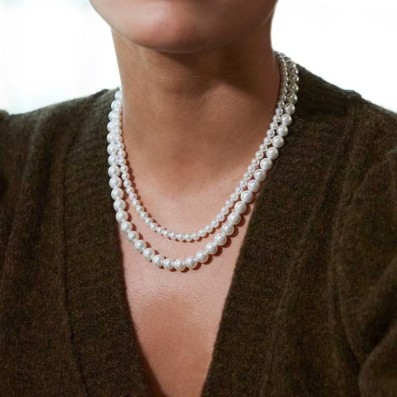Lilian Necklace Multi M Gold