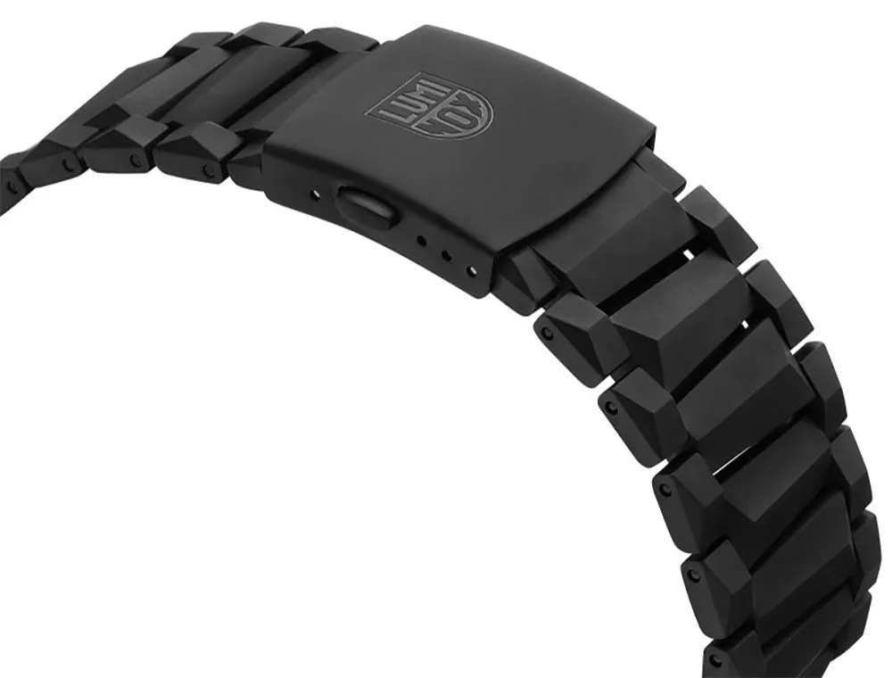 Luminox F-117 Nighthawk GMT Gunmetal PVD Black Dial Date Divers Quartz Mens Watch XA.6422