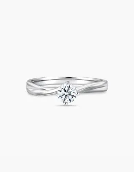 LVC Precieux Classic Twirl Diamond Ring - 0.34 Carat