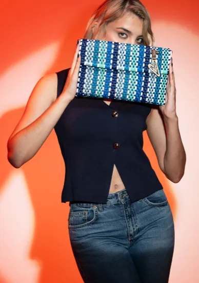 Maria Victoria | Nova WG DI | Upcycled, Handwoven, Clutch