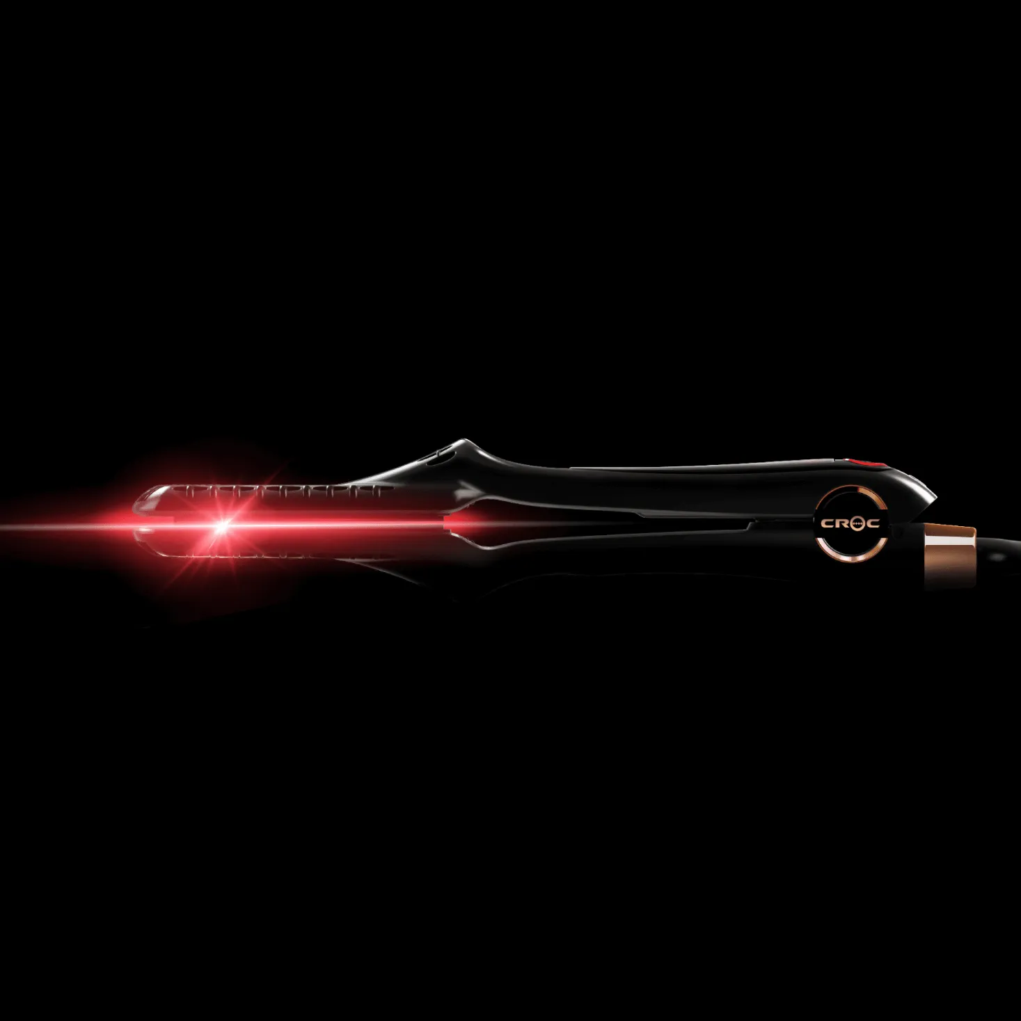 Masters Infrared Black Titanium Flat Iron 1"
