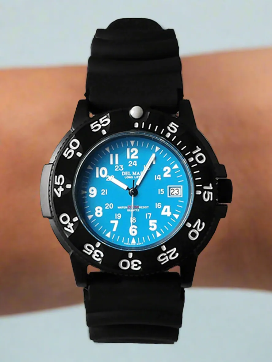 Men's Sand Key Dive 200 M Blue Face & Black Strap #50508