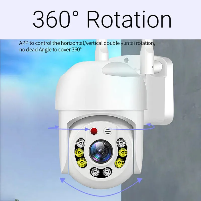 MMSecure360™ 5Ghz Outdoor Home Wireless Security Camera w/ Night Vision | 1080P HD, Wi-Fi, 2-Way Audio, Smart, Motion