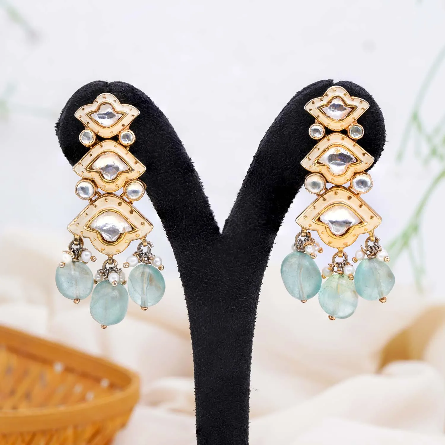 Moissanite Dangler