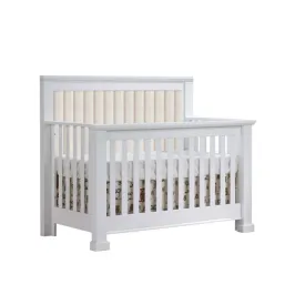 Natart Taylor 5-in-1 Convertible Crib White/Talc