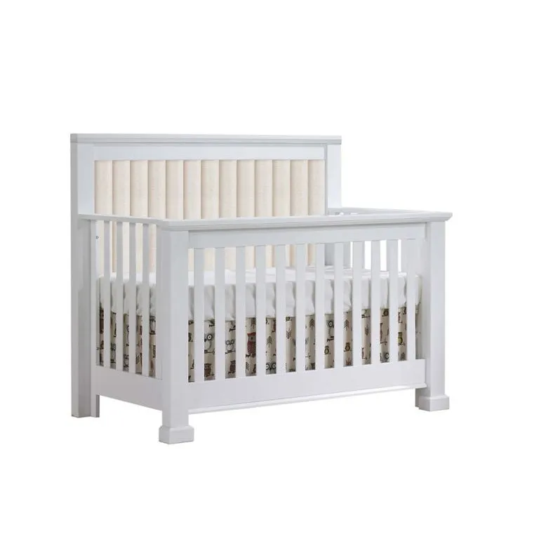 Natart Taylor 5-in-1 Convertible Crib White/Talc