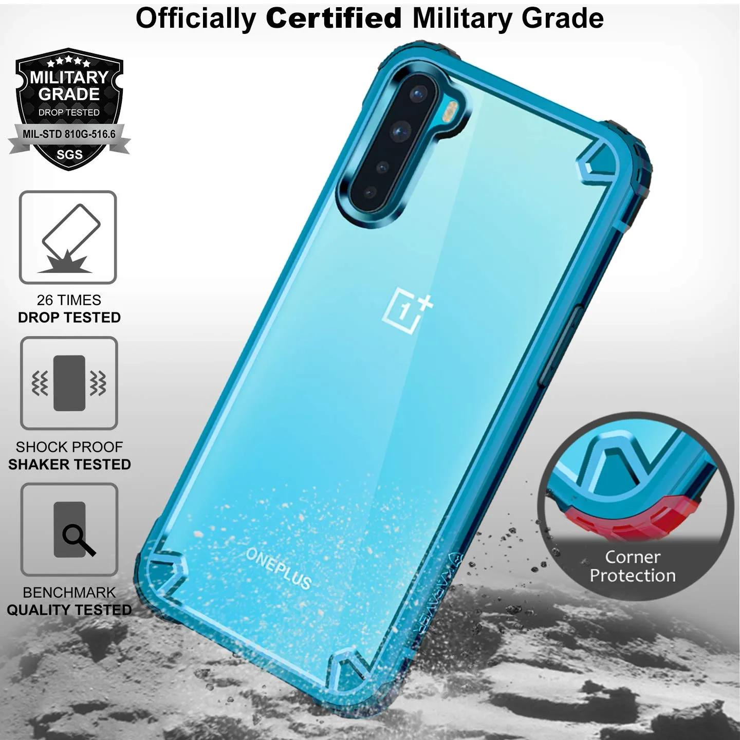 OnePlus Nord Back Cover Case | Impulse - Sea Blue