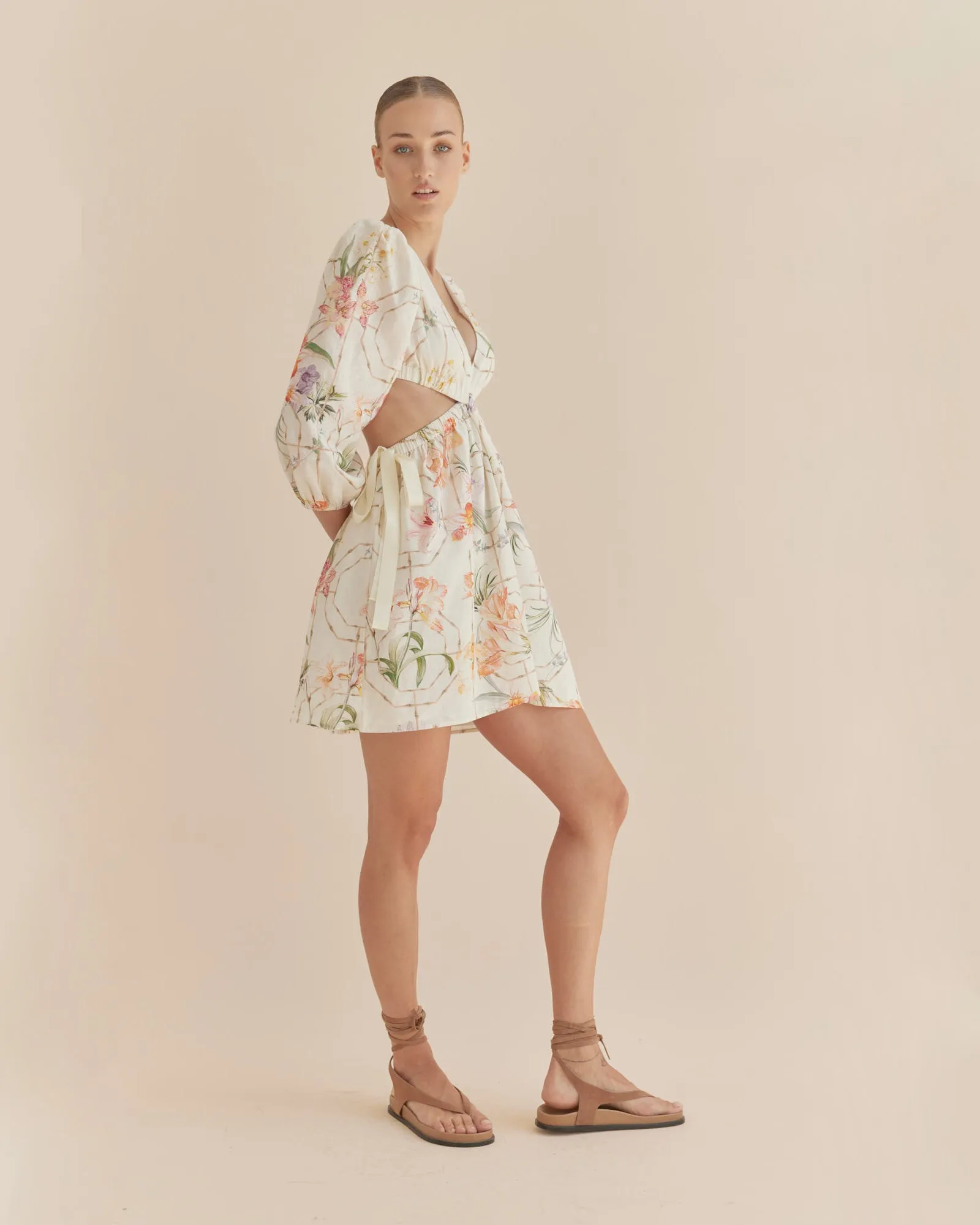 Orangerie Long Sleeve Mini Dress
