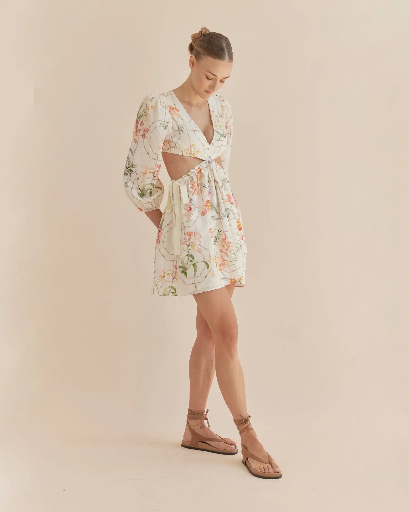 Orangerie Long Sleeve Mini Dress