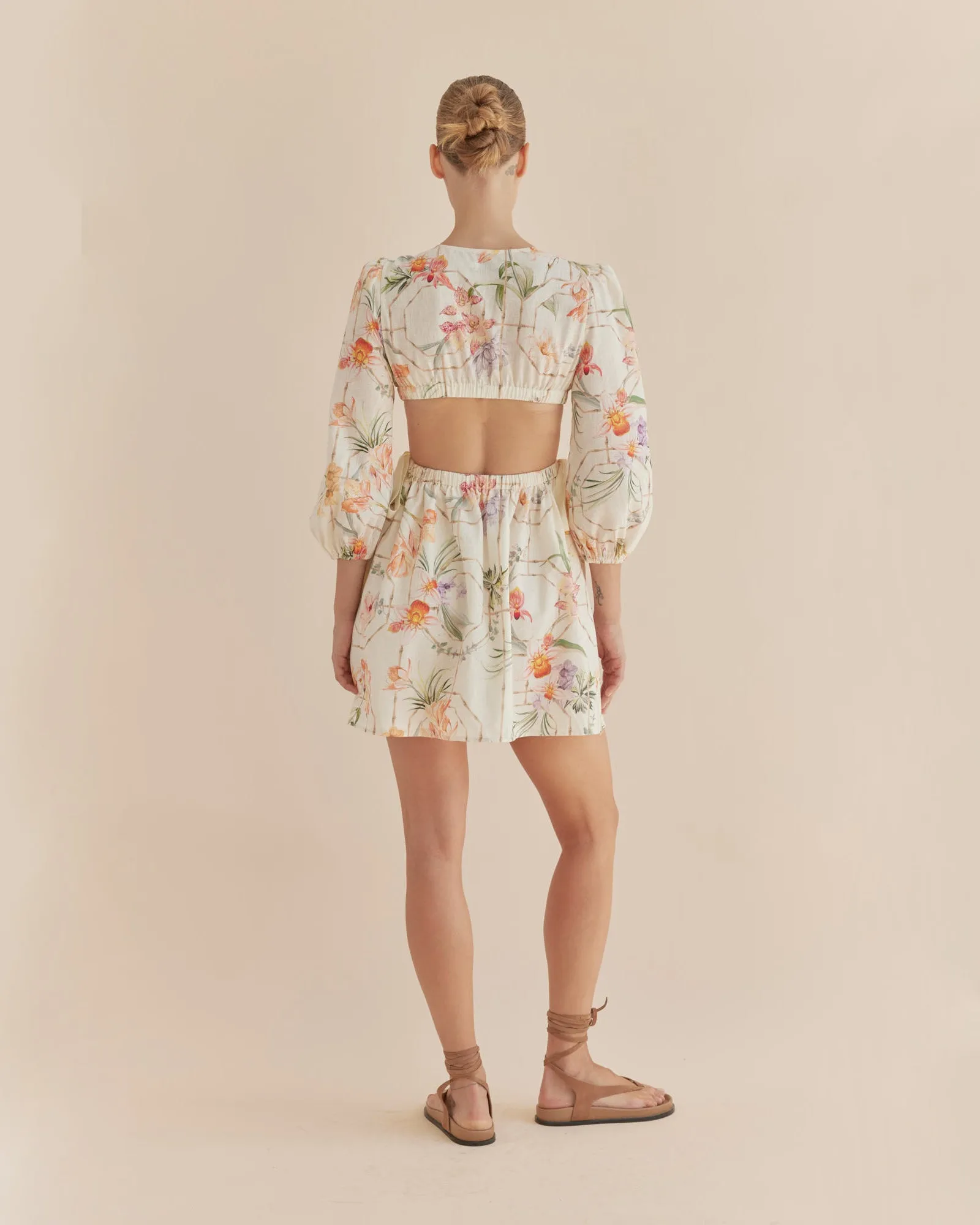 Orangerie Long Sleeve Mini Dress