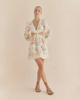 Orangerie Long Sleeve Mini Dress