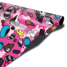 Pink Baby Milo Pattern Vinyl Wrap Film