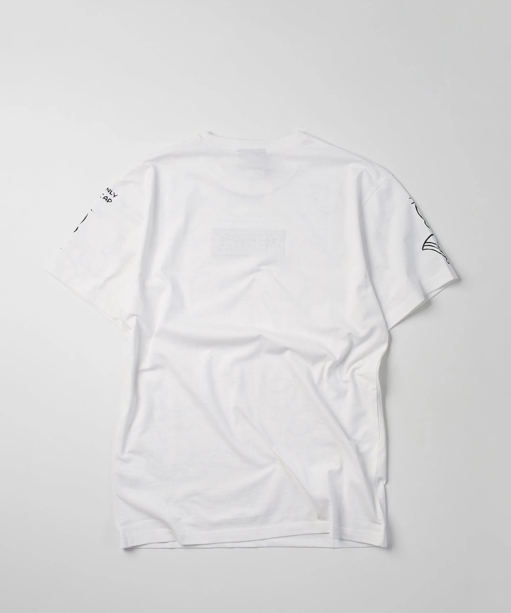 Popeye Construction Embroidered Short Sleeve Tee - White