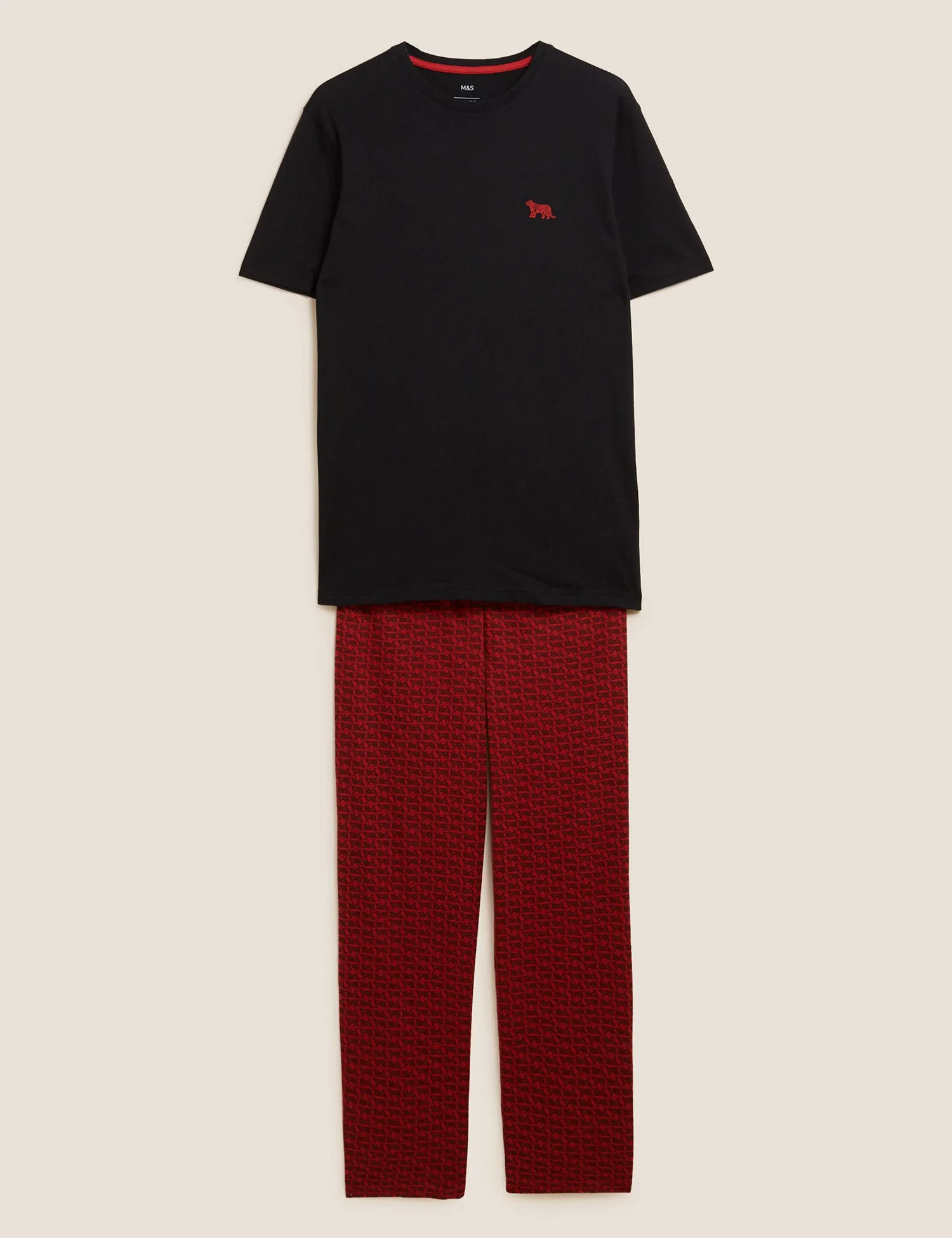 Pure Cotton Tiger Print Pyjama Set