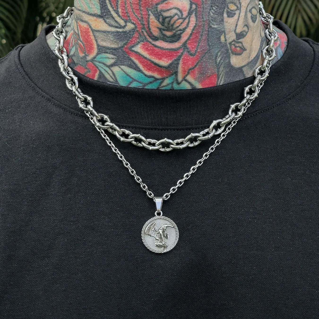 Highly Effective 9mm Spiked Chain - The Cathedral