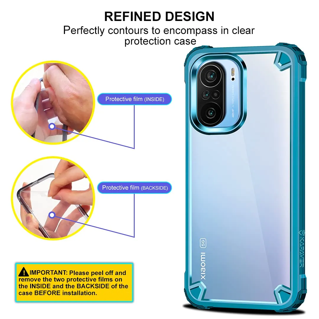 Redmi K40 / Redmi K40 Pro/Redmi K40 Pro Plus/Mi 11X / Mi 11X Pro/ Poco F3 Back Cover Case | Impulse - Sea Blue