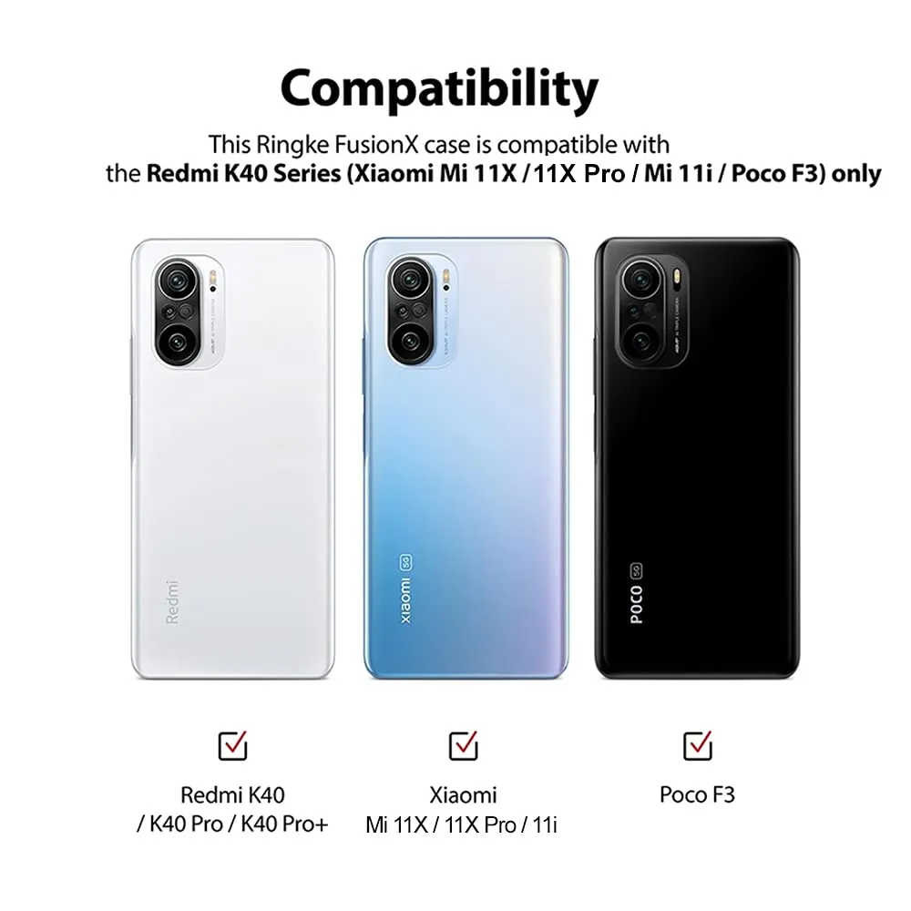 Redmi K40 / Redmi K40 Pro/Redmi K40 Pro Plus/Mi 11X / Mi 11X Pro/ Poco F3 Back Cover Case | Impulse - Sea Blue