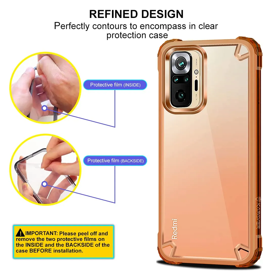 Redmi Note 10 Pro / 10 Pro Max Back Cover Case | Impulse - Orange
