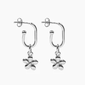 Roma Flower Earrings (Silver)