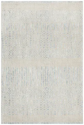 Rustic Casual Tribal Design Brook Rug - Blue/Green
