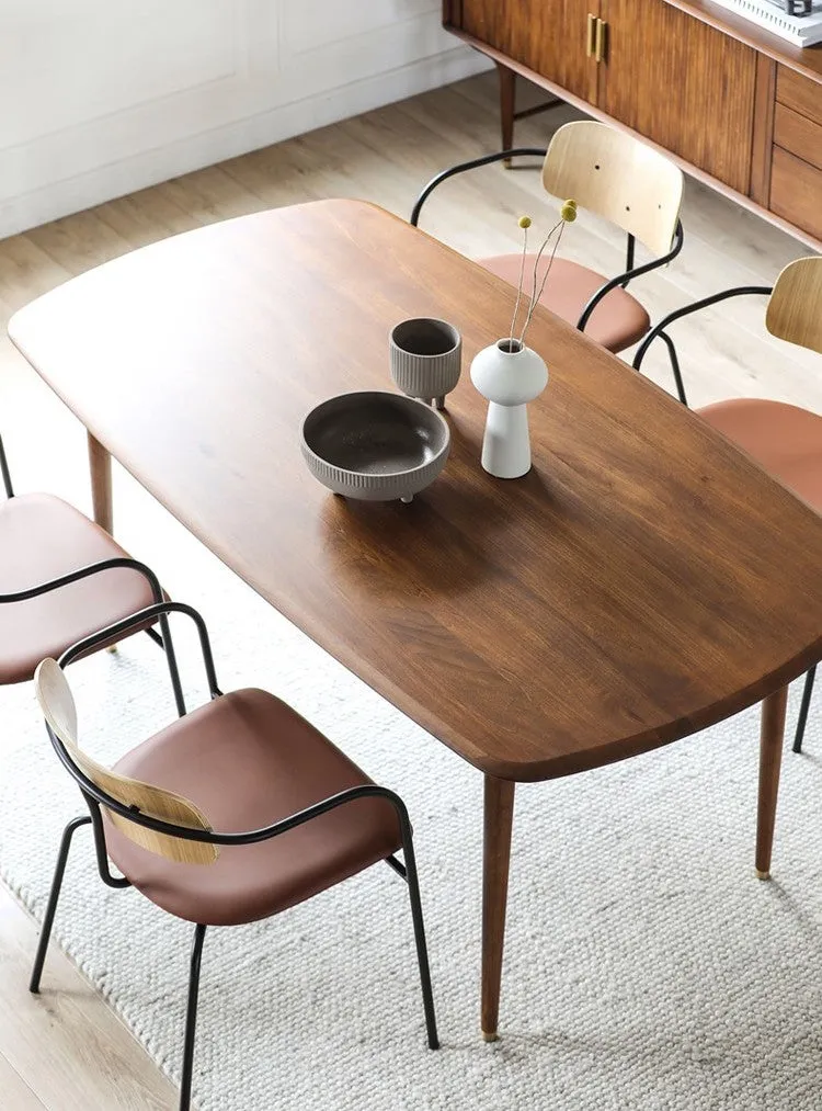 Sabrina Mid Century Modern Dining Table