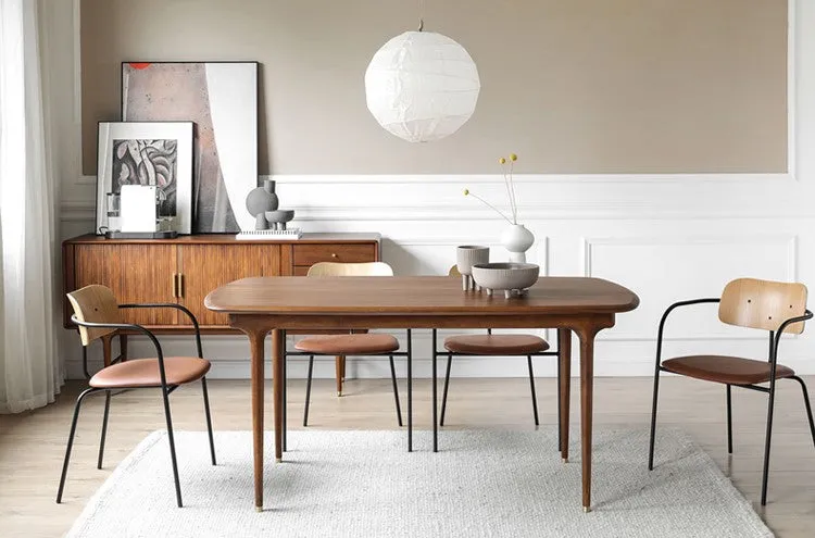 Sabrina Mid Century Modern Dining Table