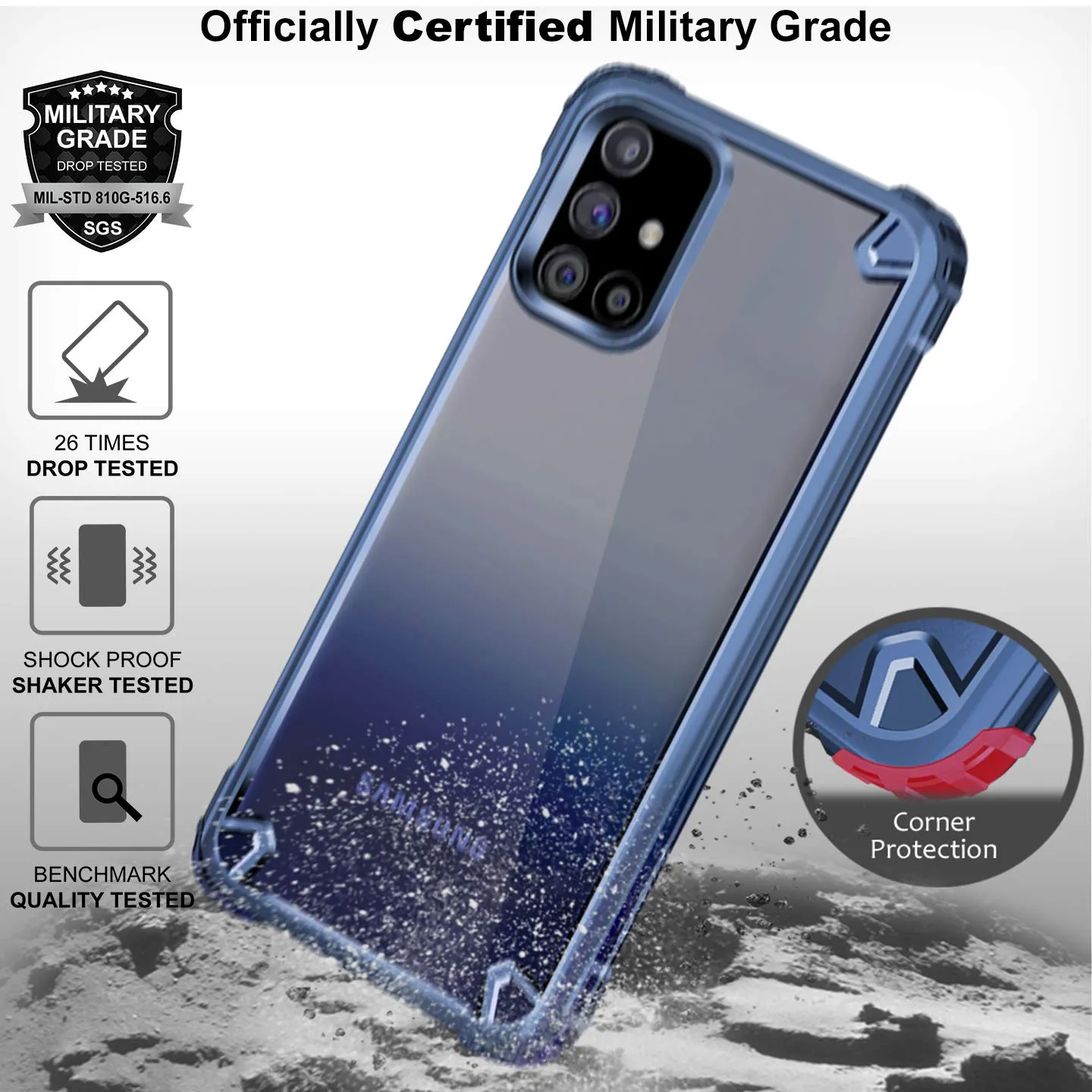 Samsung Galaxy M31S Back Cover Case | Impulse - Sea Blue
