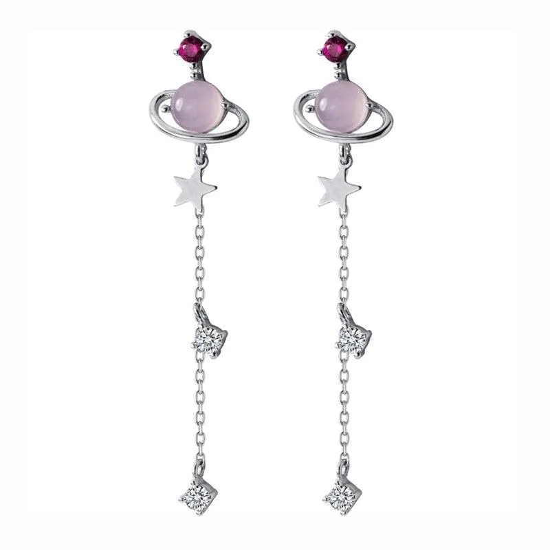 Saturn in Sky Earrings