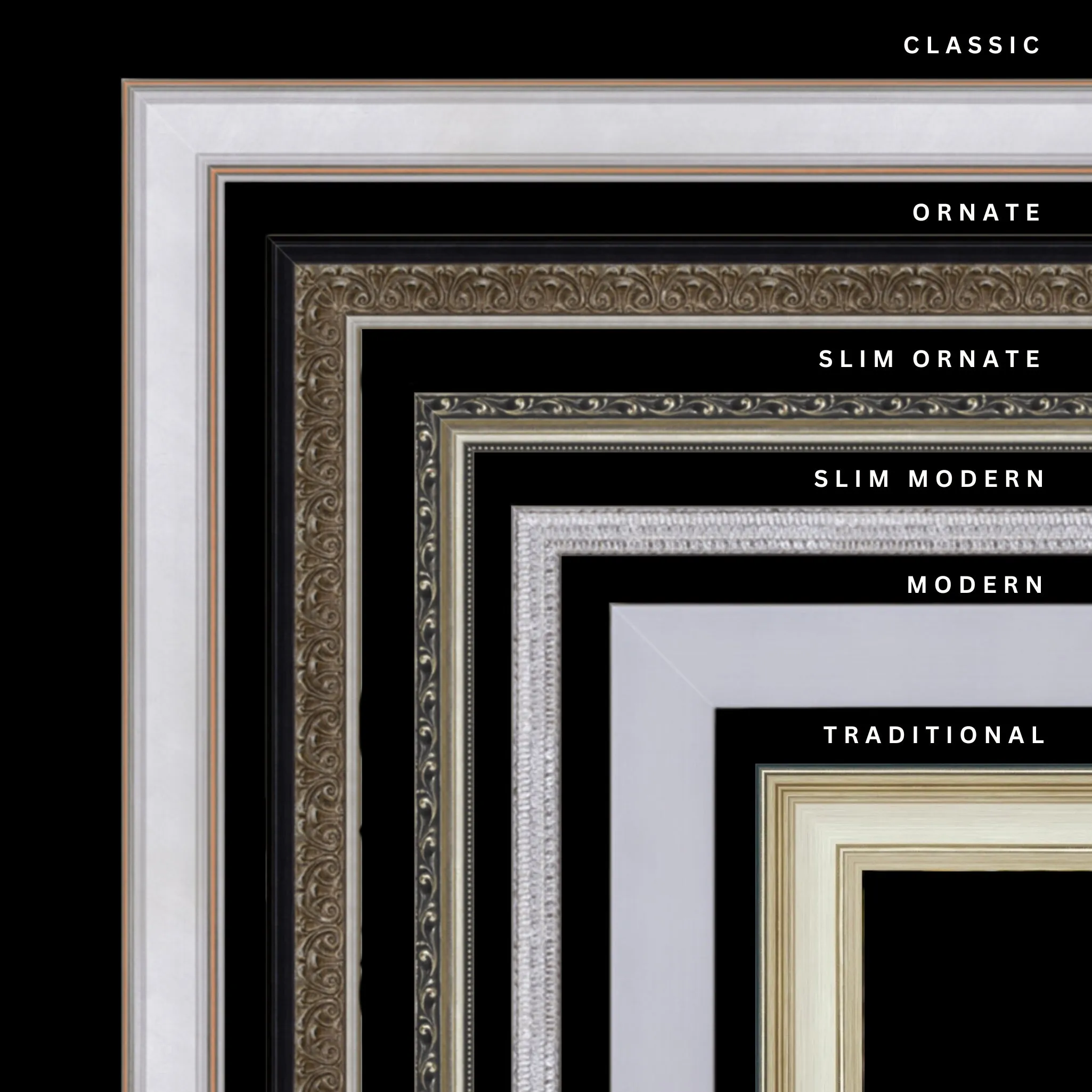Silver 22x14 Picture Frame Ornate Traditional Classic Antique